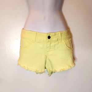 Billabong Laneway Shorts, Pale Neon Yellow/Green, Size 5